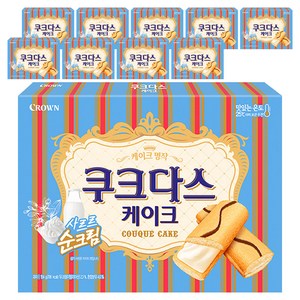 쿠크다스 케이크, 154g, 10개