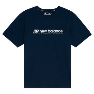 뉴발란스 남녀공용 UNI 쿨터프 중앙레터 반팔티 NBNEFB3003