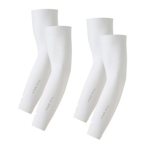 휠라골프 심리스 메쉬 라인 쿨토시, FREE, 화이트, 2개