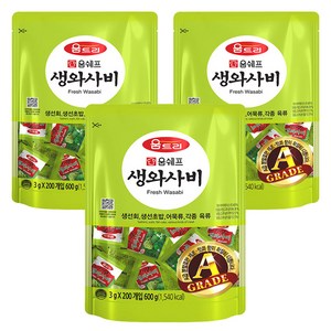 움트리 생와사비, 600g, 3개