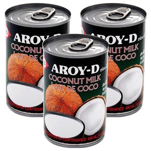 아로이디 코코넛밀크, 400ml, 3개