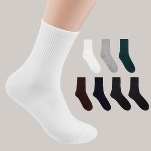 캐럿 남성용 고밀도 크루 삭스 8켤레 세트