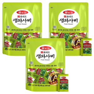 움트리 생와사비, 600g, 3개