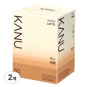 카누 라떼 스틱커피, 13.5g, 50개입, 2개