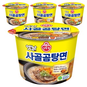 오뚜기옛날 사골곰탕면 용기 105g, 4개