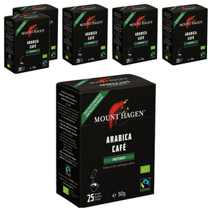 마운트하겐 유기농 디카페인 스틱 커피, 2g, 25개입, 6개