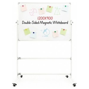 모더너리 높이조절 자석 양면 화이트보드 + 이동식 스탠드 세트