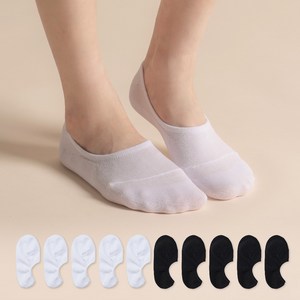 삭피엔스 여성용 절대 벗겨지지 않는 앞코보강 페이크삭스 10켤레 세트