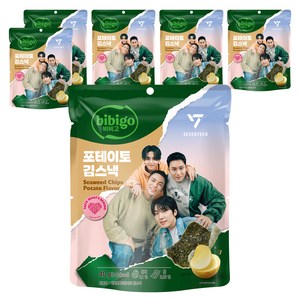 비비고 포테이토 김스낵, 40g, 6개