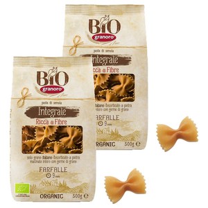 그라노로 유기농 통밀 파르팔레, 500g, 2개