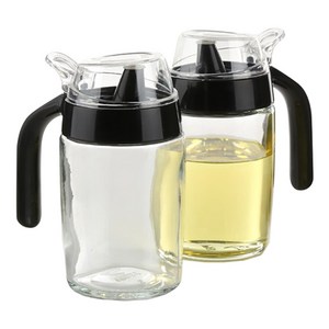 시노글라스 원터치 오일병 블랙, 250ml, 2개