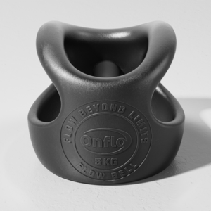 온플로 플로우벨 덤벨 케틀벨, 블랙, 5kg, 1개