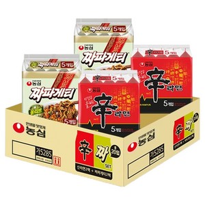농심 신라면 10개 120g + 짜파게티 10개 140g 세트