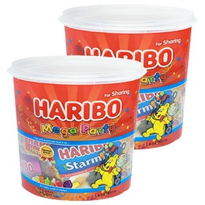 하리보 메가파티 젤리 56개입, 1kg, 2개