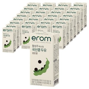 이롬 황성주 검은콩 두유, 190ml, 64개