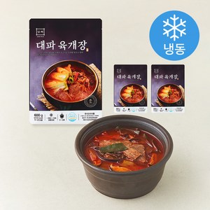 담뿍 대파 육개장 (냉동), 600g, 3개