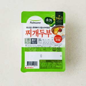 풀무원 소가 찌개두부, 200g, 1개