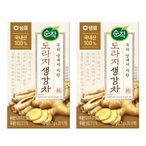 순작 도라지 생강차