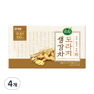 순작 도라지 생강차, 0.7g, 120개입, 4개