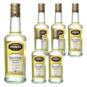 폰티 발사믹 화이트 식초, 500ml, 6개