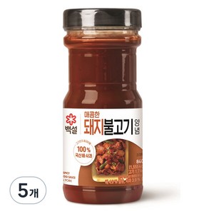 백설 돼지 불고기 양념, 840g, 5개