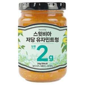 스윗비아 저당 유자민트청, 235g, 1개입, 1개