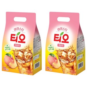 동서티오 아이스티 복숭아맛