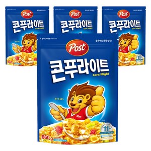 포스트 콘푸라이트 시리얼, 660g, 4개