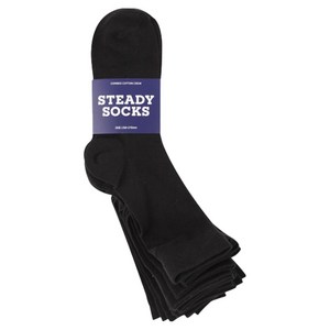 스테디삭 남성용 비즈니스 장목 양말 10켤레