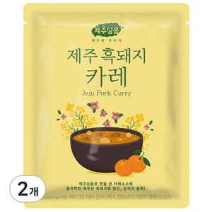 오뚜기 제주담음 제주 흑돼지 카레, 250g, 2개