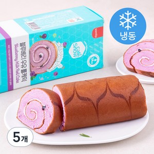 삼립 블루베리 우유 롤케익, 430g, 5개