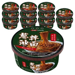 셰프왕 파기름 간장 컵 비빔 파간면 93g, 12개