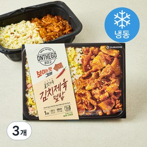 온더고 김치제육덮밥 (냉동), 290g, 3개