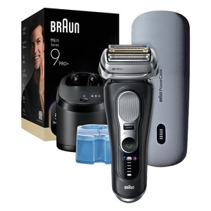 BRAUN 시리즈 9 PRO+ 울트라 씬 전기면도기 + 파워 케이스
