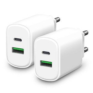 홈플래닛 20W 2포트 PD 고속충전기 (애플 아이폰 호환)