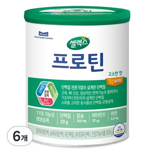 셀렉스 프로틴 고소한 맛, 304g, 6개