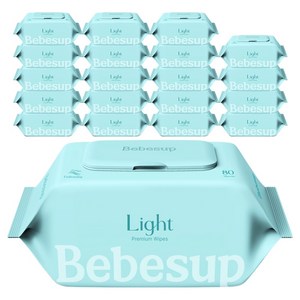 베베숲 저자극 라이트 엠보싱 아기 물티슈 리필형