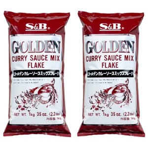 에스앤비 골든카레 분말, 1kg, 2개