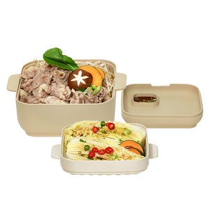 실리만 국내생산 요리 실리콘 찜기 멀티 1600ml 오트베이지 1개