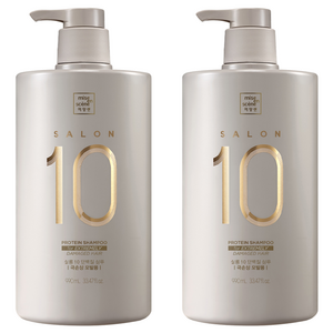 미쟝센 살롱 10 단백질 샴푸 극손상 모발용, 990ml, 2개