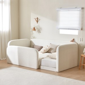 웰퍼니쳐 아리코 패브릭 저상형 침대 프레임 + 안전가드 + 측면가드 + 풋보드 세트 방문설치