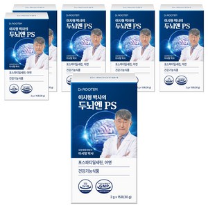 닥터루템 정품 이시형박사 두뇌엔 PS 포스파티딜세린 분말 스틱, 15회분, 6개