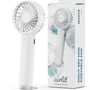 누아트 에어릿 초경량 2in1 미니 무선 휴대용 선풍기 88g