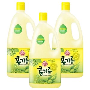 오뚜기 콩기름, 1.8L, 3개