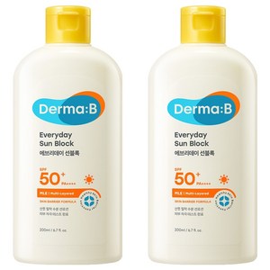 더마비 에브리데이 선블록 SPF50+ PA++++, 200ml, 2개