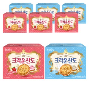 크라운산도 딸기 4p + 크림 4p