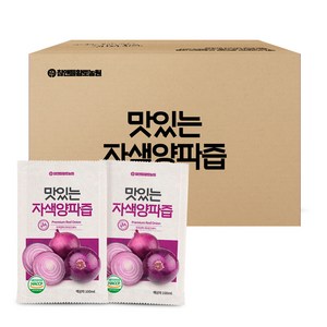 참앤들황토농원 국내산 맛있는 자색양파즙, 100ml, 50개