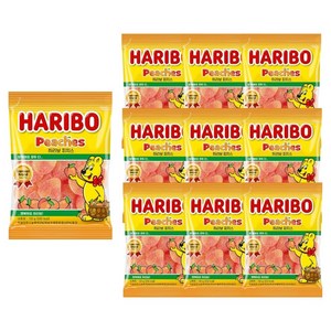 하리보 피치스 젤리, 100g, 10개