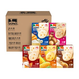 보노 스프 5종 세트, 57g, 1세트