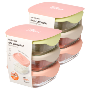 락앤락 바로한끼 밥용기 세트 라이트, 320ml(3P), 2세트